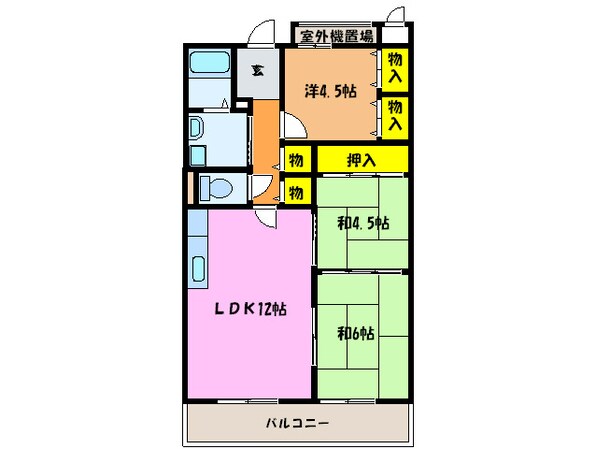 プリ－マ巽の物件間取画像